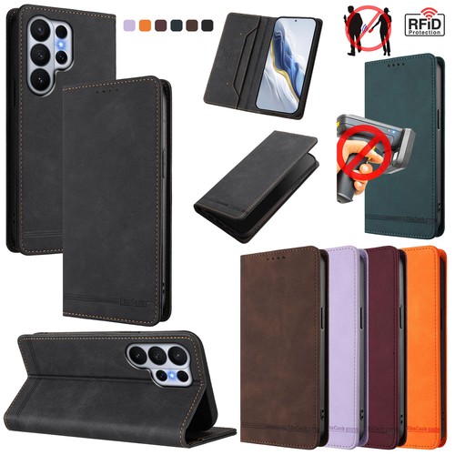 Custodia telefono flip pelle
